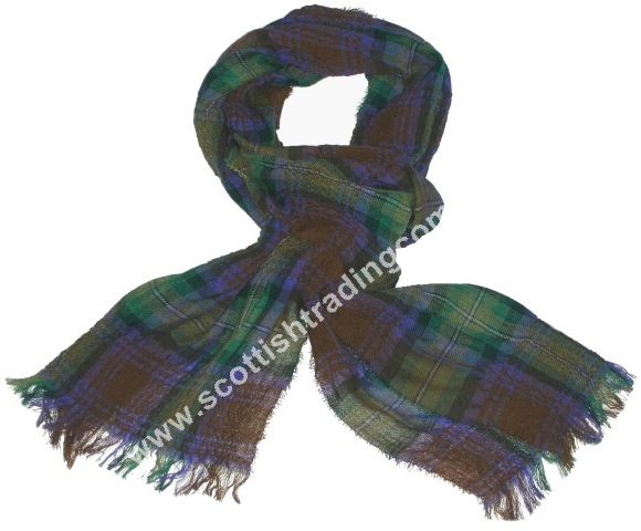Isle Of Skye Tartan Scrunci Scarf